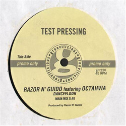 Razor N' Guido / Octavia Lambertis Dancefloor USED VINYL 12INCH 33 S RPM TEST PRESSING