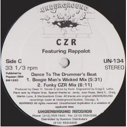 CZR / Rappalot Dance To The Drummer's Beat VINYL 12" USED