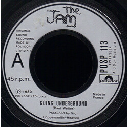 The Jam Going Underground / The Dreams Of Children USED VINYL 7INCH 45 RPM SINGLE