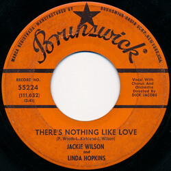 Jackie Wilson / Linda Hopkins There's Nothing Like Love / I Found Love USED VINYL 7INCH 45 RPM SINGLE