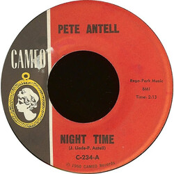 Peter Antell Night Time USED VINYL 7INCH 45 RPM SINGLE