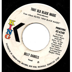 Billy Daniels That Old Black Magic / I'll Drown In My Tears USED VINYL 7INCH 45 RPM SINGLE PROMO