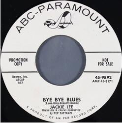 Jackie Lee (5) Bye Bye Blues USED VINYL 7INCH 45 RPM SINGLE PROMO