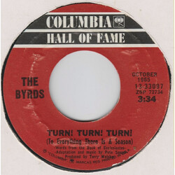 The Byrds Turn! Turn! Turn! / Eight Miles High USED VINYL 7INCH 45 RPM SINGLE STYRENE MONO