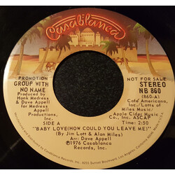 The Group With No Name Baby Love (How Could You Leave Me) USED VINYL 7INCH 45 RPM SINGLE MONO STEREO PROMO