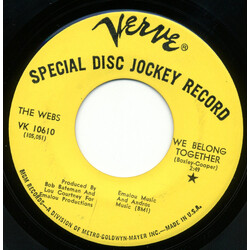 The Webs We Belong Together / I Want You Back USED VINYL 7INCH 45 RPM PROMO SINGLE