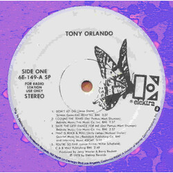 Tony Orlando Tony Orlando Vinyl LP USED