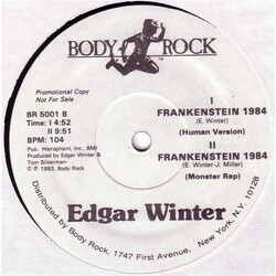 Edgar Winter Frankenstein 1984 VINYL 12" USED