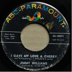 Jimmy Williams (3) I Gave My Love A Cherry / The Half Man USED VINYL 7INCH 45 RPM SINGLE