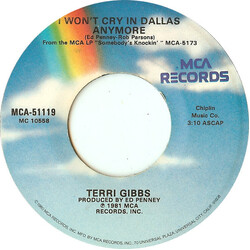 Terri Gibbs Rich Man USED VINYL 7INCH 45 RPM SINGLE