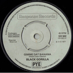 Black Gorilla Gimme Dat Banana VINYL 7" USED