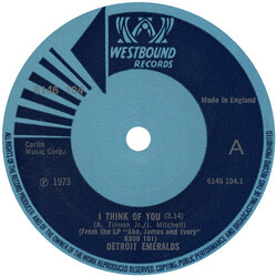 Detroit Emeralds I Think Of You USED VINYL 7INCH 45 RPM