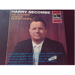 Harry Secombe The Favourite Songs Of Richard Tauber Vinyl LP USED