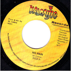 Sizzla No Pain USED VINYL 7INCH 45 RPM
