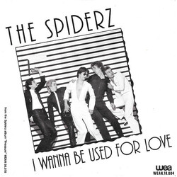 The Spiderz I Wanna Be Used For Love USED VINYL 7INCH 45 RPM SINGLE STEREO