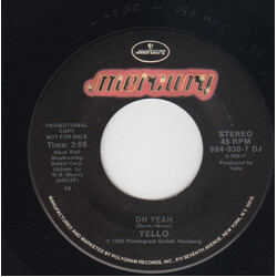 Yello Oh Yeah USED VINYL 7INCH 45 RPM SINGLE PROMO STEREO