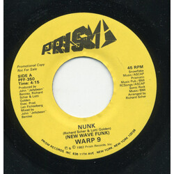 Warp 9 Nunk USED VINYL 7INCH 45 RPM PROMO