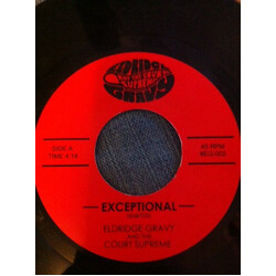 Eldridge Gravy & The Court Supreme Exceptional / Bafftub Jim USED VINYL 7INCH 45 RPM