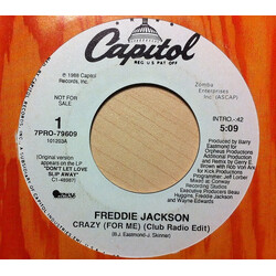 Freddie Jackson Crazy (For Me) USED VINYL 7INCH 45 RPM PROMO
