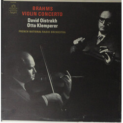 David Oistrach / Otto Klemperer Brahms Violin Concerto Vinyl LP USED