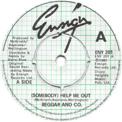 Beggar & Co. (Somebody) Help Me Out USED VINYL 7INCH 45 RPM SINGLE