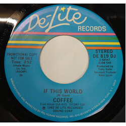Coffee If This World USED VINYL 7INCH 45 RPM SINGLE PROMO
