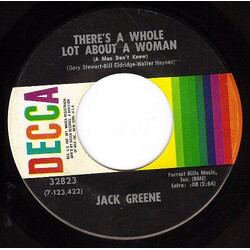 Jack Greene There's A Whole Lot About A Woman USED VINYL 7INCH 45 RPM