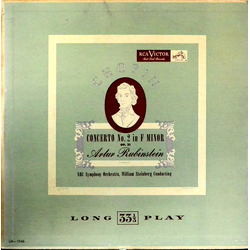 Frédéric Chopin / Arthur Rubinstein / NBC Symphony Orchestra / William Steinberg Concerto No. 2 In F Minor Op.21 Vinyl LP USED