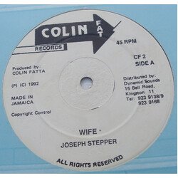 Joseph Stepper / Simpleton Wife / G.C.T. / (Version) Vinyl 12" USED