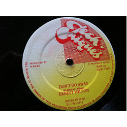 Ernest Wilson Judith I Can't Resist / Don't Go Away Vinyl 12" USED