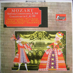 Wolfgang Amadeus Mozart Sinfonia Concertante, K.364 / Concertone In C, K.190 Vinyl LP USED