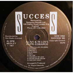 Rupie Edwards Alive & In Love Vinyl 12" USED