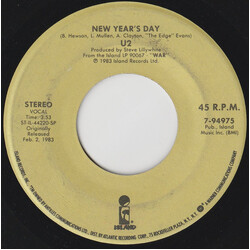 U2 New Year's Day / Two Hearts Beat As One USED VINYL 7INCH 45 RPM