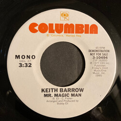 Keith Barrow Mr. Magic Man USED VINYL 7INCH 45 RPM SINGLE PROMO