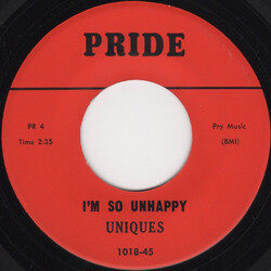 The Uniques (5) I'm So Unhappy / It's Got To Come From The Heart USED VINYL 7INCH 45 RPM SINGLE