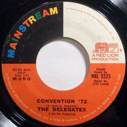 The Delegates (2) Convention '72 USED VINYL 7INCH 45 RPM SINGLE MONO