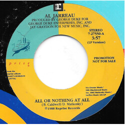 Al Jarreau All Or Nothing At All USED VINYL 7INCH 45 RPM PROMO