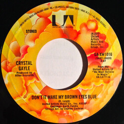 Crystal Gayle Don't It Make My Brown Eyes Blue / It's All Right With Me USED VINYL 7INCH 45 RPM SINGLE REISSUE
