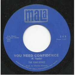 The Van Dykes You Need Confidence / You're Shakin' Me Up USED VINYL 7INCH 45 RPM SINGLE MONO