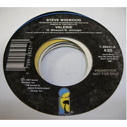 Steve Winwood Valerie VINYL 7" USED
