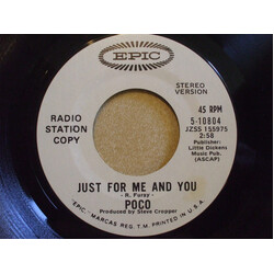 Poco (3) Just For Me And You USED VINYL 7INCH 45 RPM SINGLE PROMO STEREO MONO