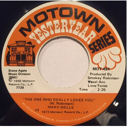 Mary Wells Bye Bye Baby / The One Who Really Loves You USED VINYL 7INCH 45 RPM REISSUE