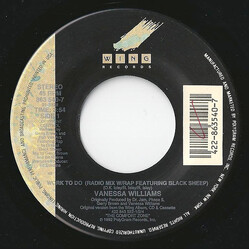 Vanessa Williams Work To Do USED VINYL 7INCH