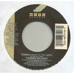 Vanessa Williams Running Back To You Vinyl 7" USED