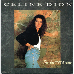 Céline Dion The Last To Know USED VINYL 7INCH SINGLE