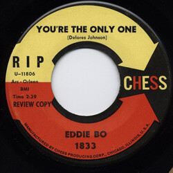 Eddie Bo You're The Only One / You're With Me USED VINYL 7INCH 45 RPM SINGLE PROMO