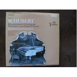 Franz Schubert / Jörg Demus / Paul Badura-Skoda Divertissement A La Hongroise, Eight Variations On An Original Theme: Music For Piano Four Hands Vinyl