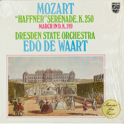 Wolfgang Amadeus Mozart / Staatskapelle Dresden / Edo De Waart "Haffner" Serenade, K.250 / March In D, K.249 Vinyl LP USED