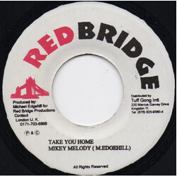 Mikey Melody Take You Home USED VINYL 7INCH 45 RPM SINGLE
