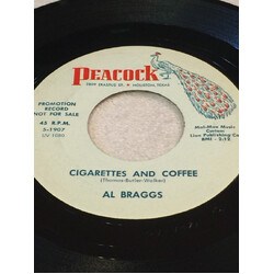 Al "TNT" Braggs Cigarettes And Coffee USED VINYL 7INCH 45 RPM PROMO